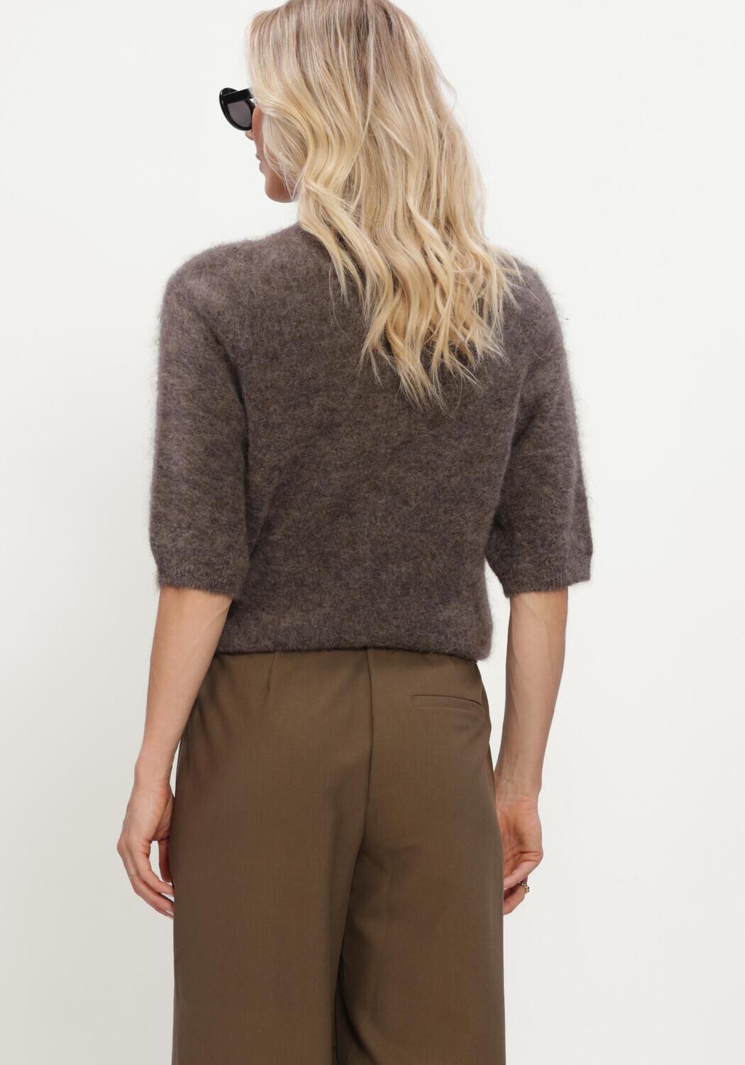Bruine GESTUZ Blouses GZDEBBIE SS TEE - large