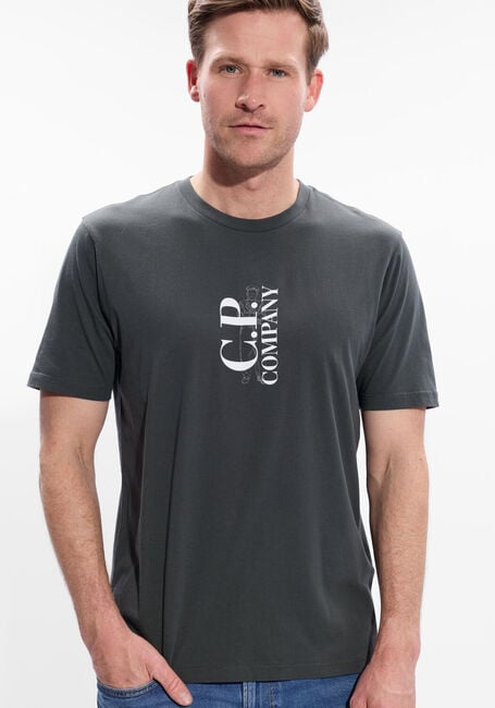 Donkergrijze CP COMPANY T-shirt T SHIRTS SHORT SLEEVE IN JERSEY 30/1 Donkergrijze CP COMPANY T-shirt T SHIRTS SHORT SLEEVE IN JERSEY 30/1 - large