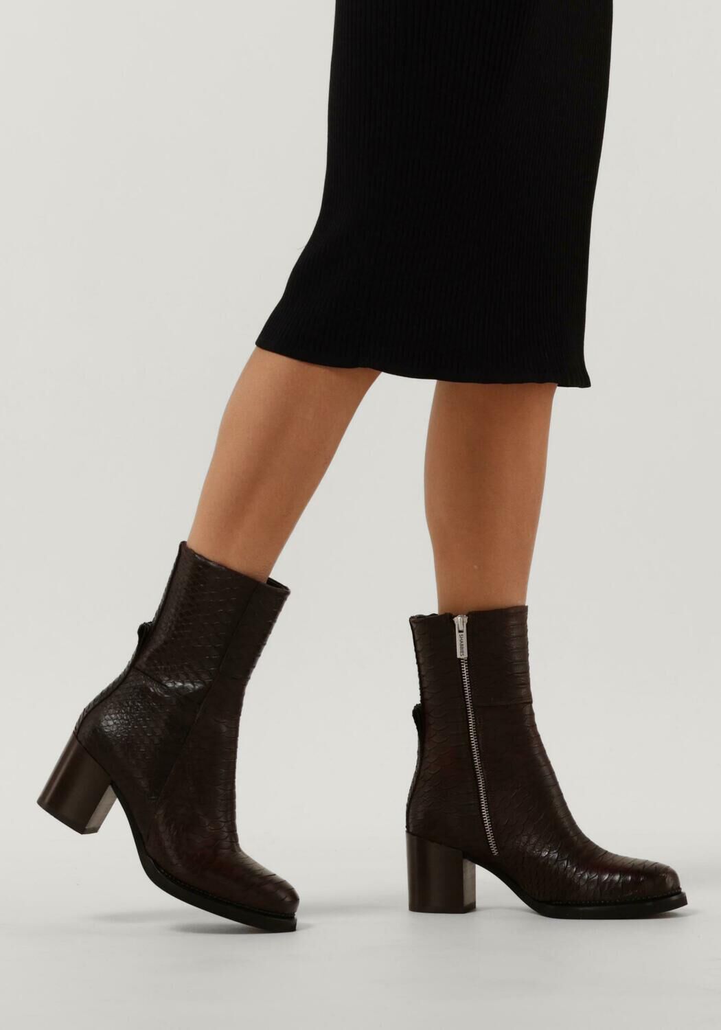 Bruine SHABBIES Enkellaarsjes 183020318 - large