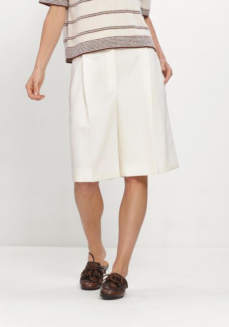 Gebroken wit ROHE Korte broek TAILORED SINGLE PLEAT SHORTS - large