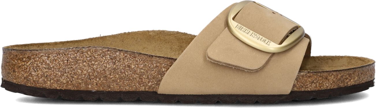 Birkenstock Slippers
Dames Madrid Big Buckle Dames, Maat: 36, Materiaal: Suède, Kleur: Zand