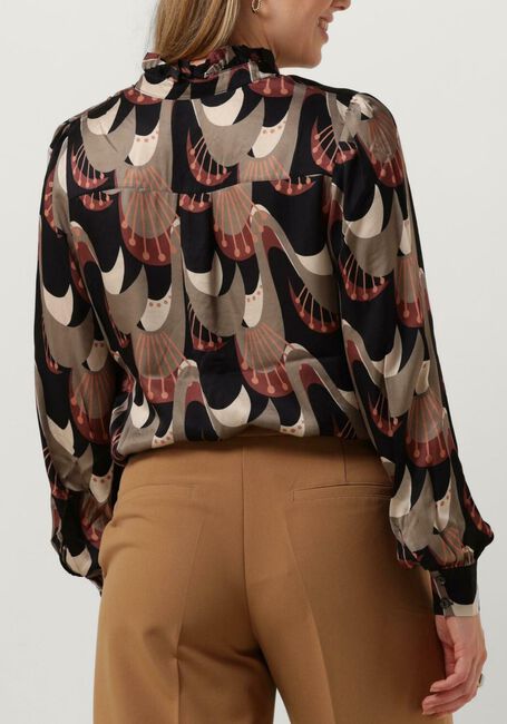 Multi SUMMUM Blouse BLOUSE ABSTRACT PEACOCK - large