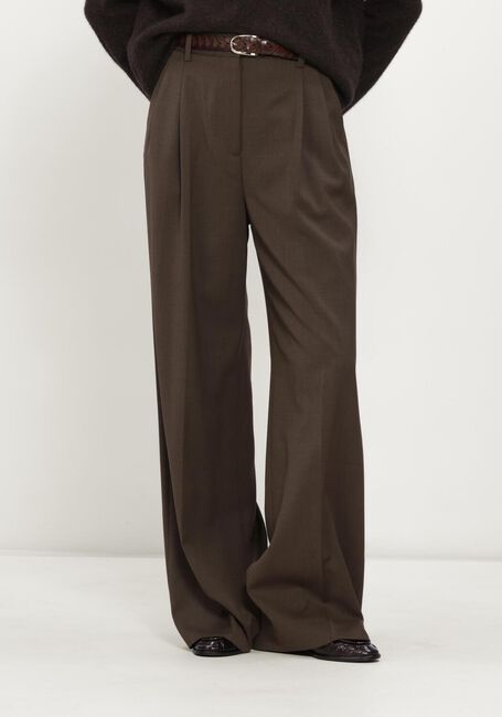 Bruine FILIPPA K Wijde broek DARCEY WOOL TROUSERS - large