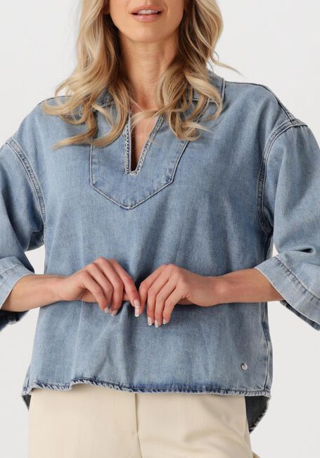 Lichtblauwe MOS MOSH Blouses MERLA - large