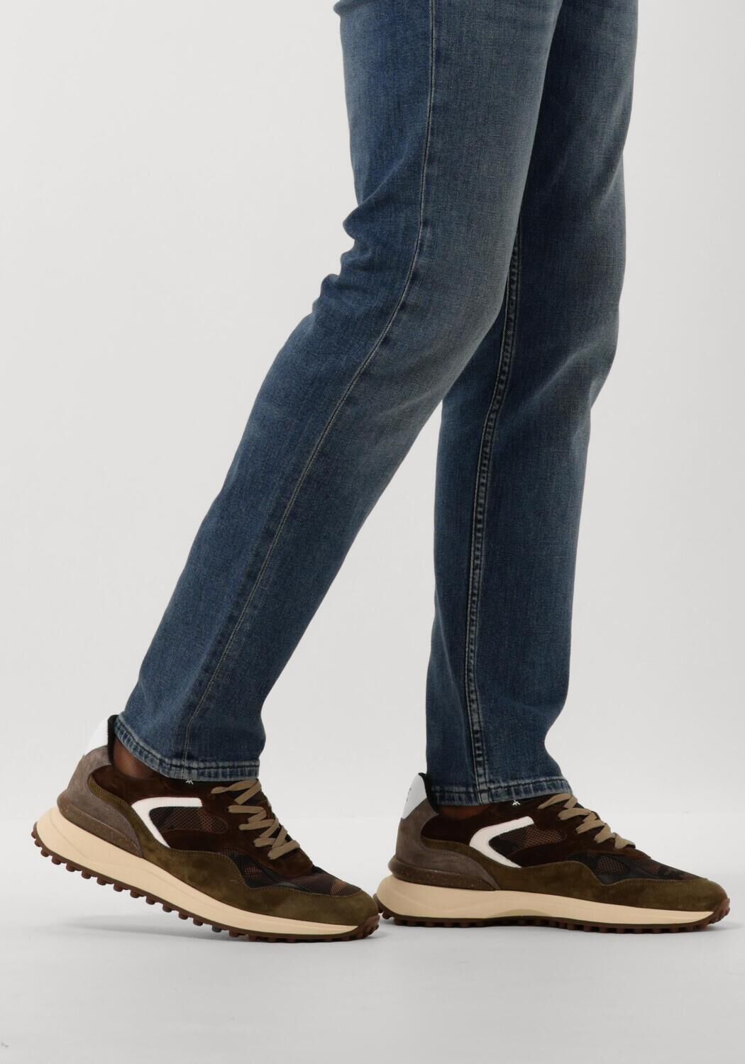 Bruine FLORIS VAN BOMMEL Lage sneakers SFM-10159 NOPPI - large