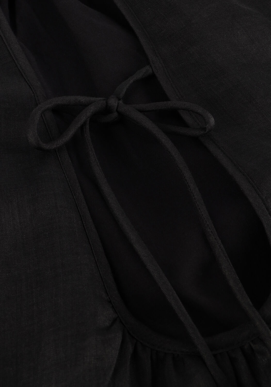 Zwarte DANTE6 Maxi jurk TILDA OPEN BACK DETAILED MAXI DRESS - large