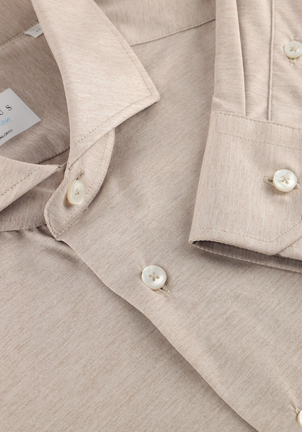 Beige XACUS Klassieke overhemden ACTIVE SHIRT 520ML - large