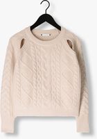 Ecru CO'COUTURE Trui NEW ROW CABLE KNIT Ecru CO'COUTURE Trui NEW ROW CABLE KNIT - medium