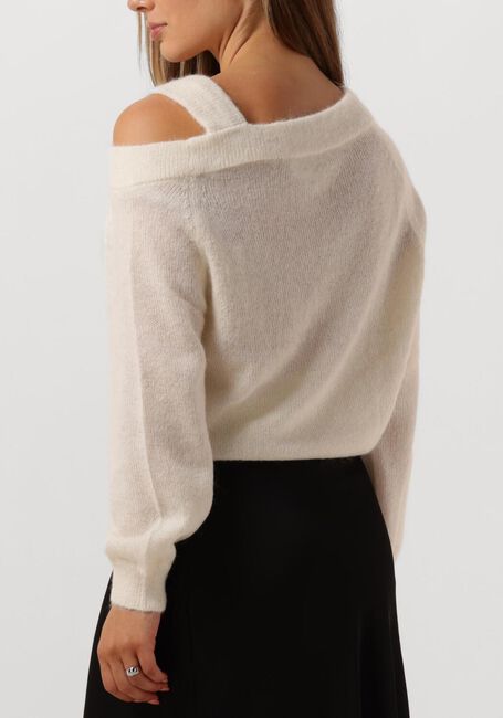 Ecru DANTE6 Top YONKA OFF SHOULDER SWEATER - large