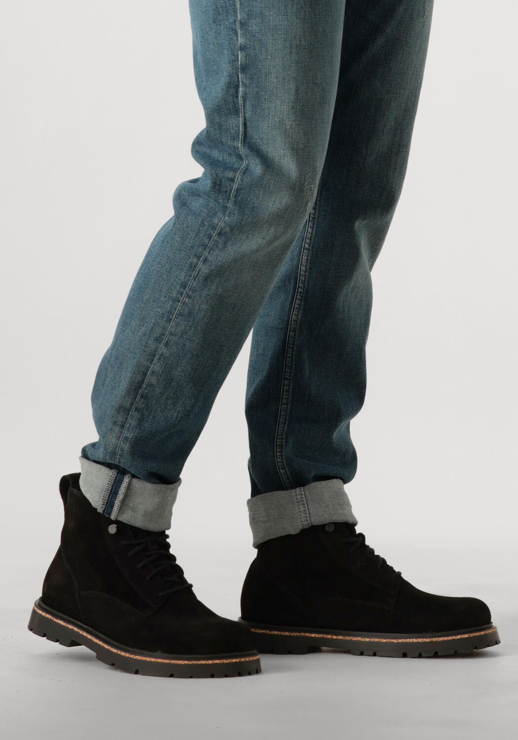 Zwarte BIRKENSTOCK Veterboots HIGHWOOD LACE MID M - large