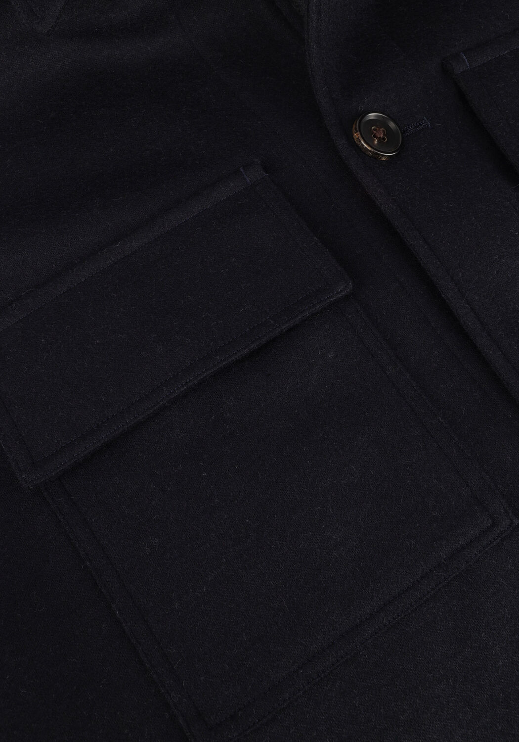 Blauwe PROFUOMO Overshirt OVERSHIRT KNITTED - large