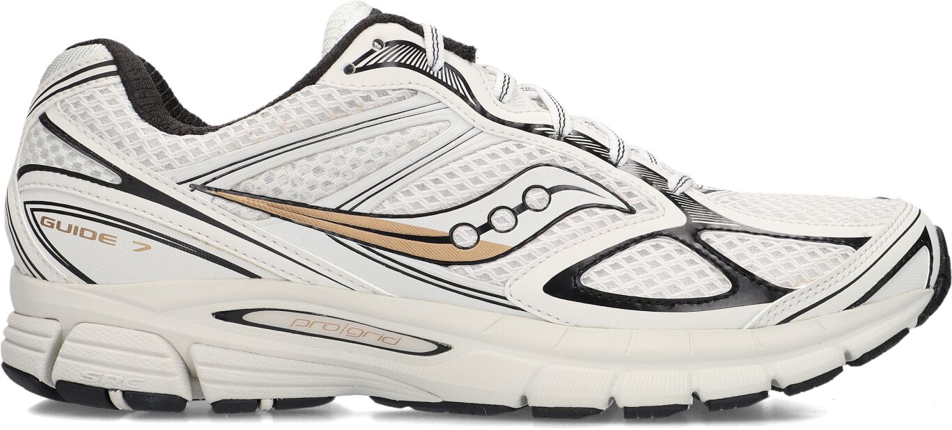 Saucony Lage Sneakers Heren Progrid Guide 7, Maat: 45, Materiaal: Mesh, Kleur: Wit afbeelding 1