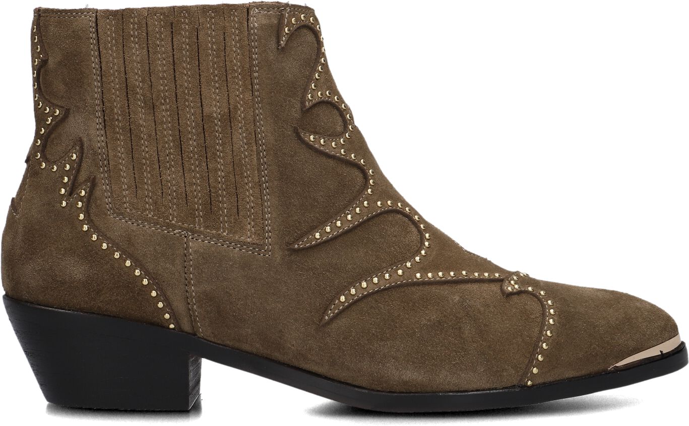 Toral Cowboylaarzen Dames Sonia Punk, Maat: 39, Materiaal: Suède, Kleur: Taupe
