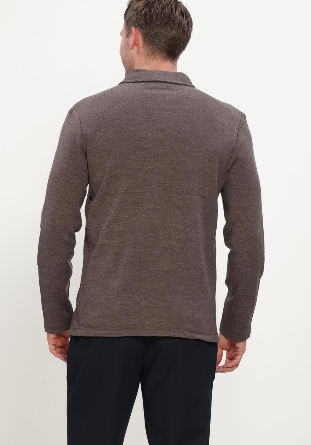 Bruine STEFANO LAURAN Overshirt OVERSHIRT - large
