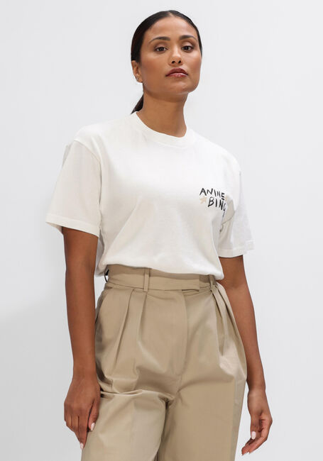 Witte ANINE BING Tops & T-shirts WALKER TEE EMPOWERMENT - large