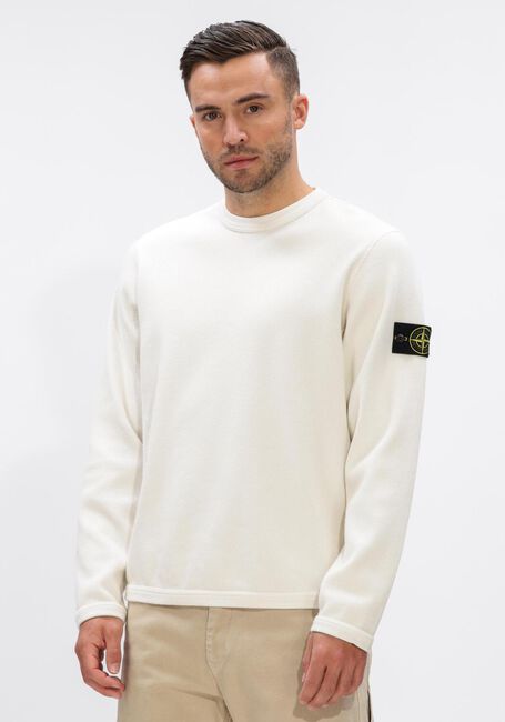 Ecru STONE ISLAND Sweater SWEATSHIRT S0297 - large