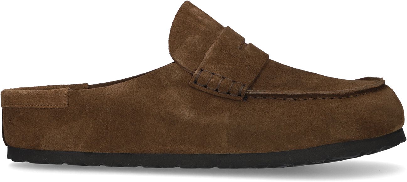 Birkenstock Instappers
Heren Naples, Maat: 46, Materiaal: Suède, Kleur: Bruin afbeelding 1