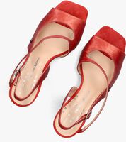 Rode FLORIS VAN BOMMEL Slingbacks SFW-90065 Rode FLORIS VAN BOMMEL Slingbacks SFW-90065 - medium