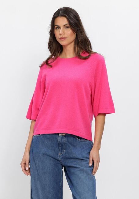 Fuchsia ABSOLUT CASHMERE Trui LEANA - large