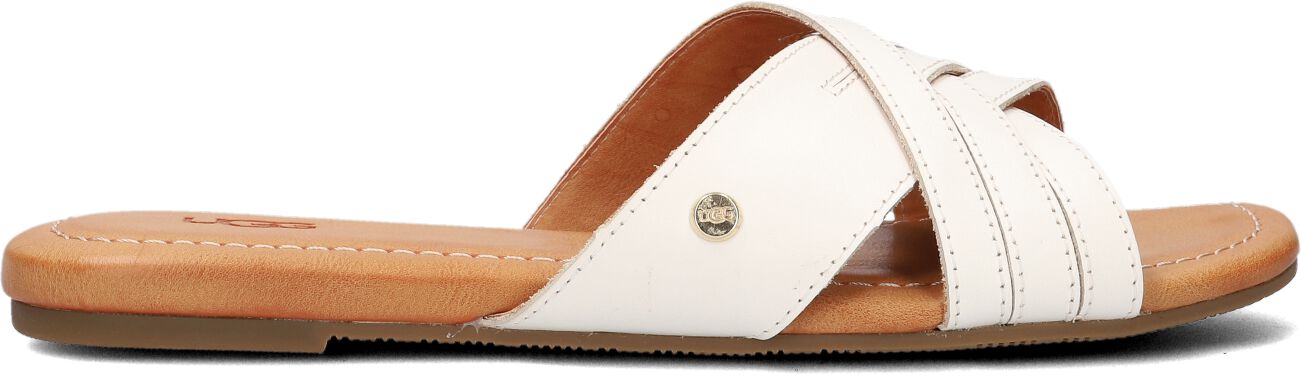 UGG Slippers
Dames W Kenleigh Slide, Maat: 42, Materiaal: Leer, Kleur: Wit