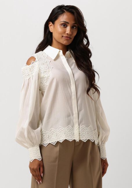 Gebroken wit COPENHAGEN MUSE Blouses CMMOLLY-SHIRT 2 - large
