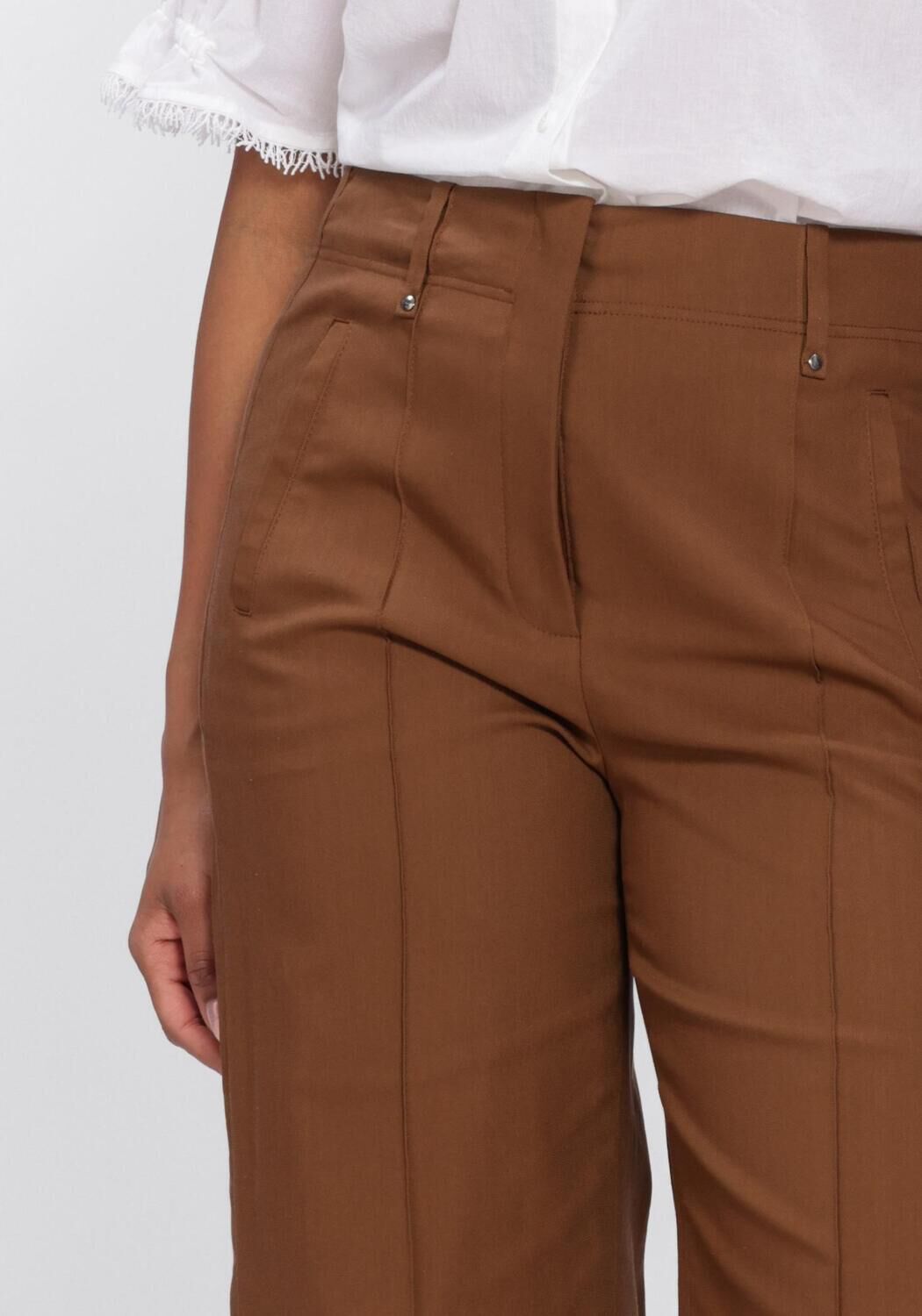 Bruine LUISA CERANO Wijde broek 638896/3715-00 - large