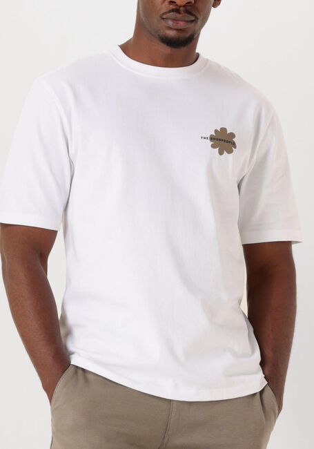 Witte THE GOODPEOPLE T-shirt TOBIAS - large
