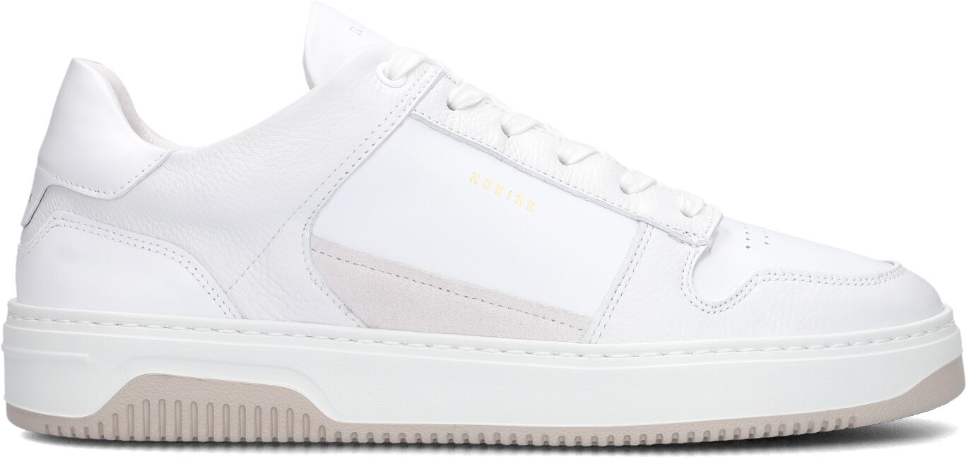 Nubikk Lage Sneakers Heren Basket Court Heren, Maat: 40, Materiaal: Leer, Kleur: Wit