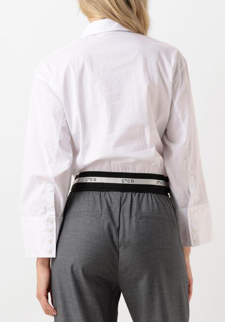 Witte CO'COUTURE Blouses COTTON CRISP LOGO CROP SHIRT - large