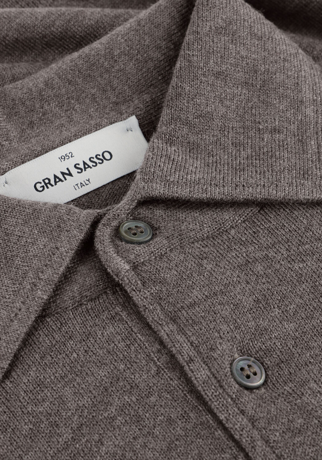 Taupe GRAN SASSO Polo POLO L SLV - large