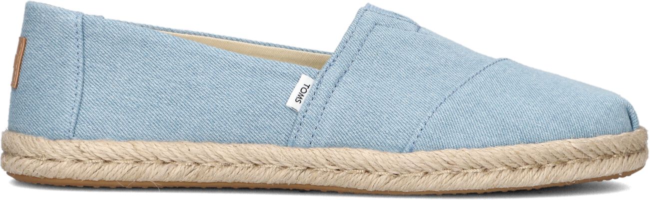 Toms Espadrilles
Dames Alpargata Rope, Maat: 36, Materiaal: Canvas, Kleur: Blauw