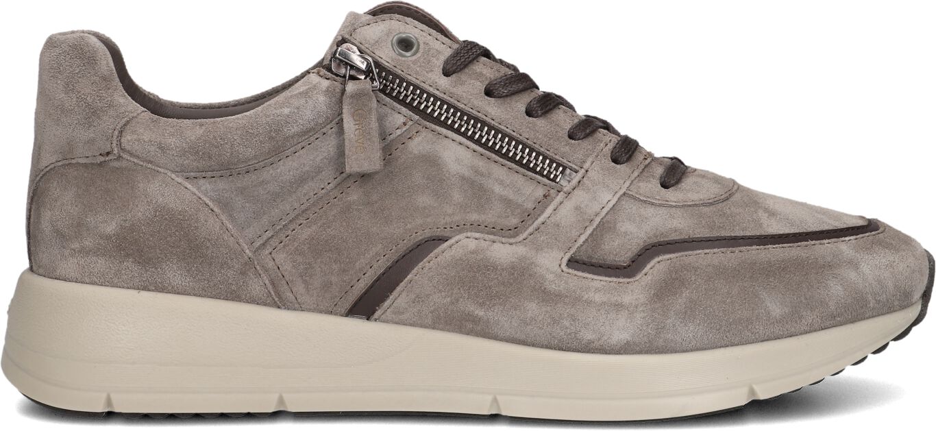 Greve Lage Sneakers Heren Walker K 3246, Maat: 41, Materiaal: Suède, Kleur: Taupe