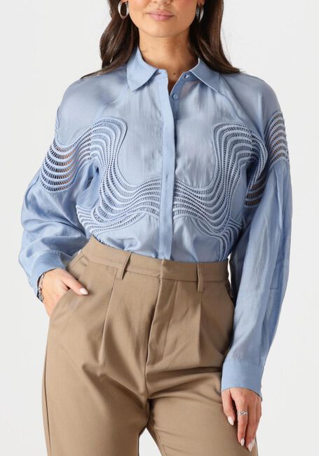 Lichtblauwe COPENHAGEN MUSE Blouses CMMOLLY-SHIRT 1 - large