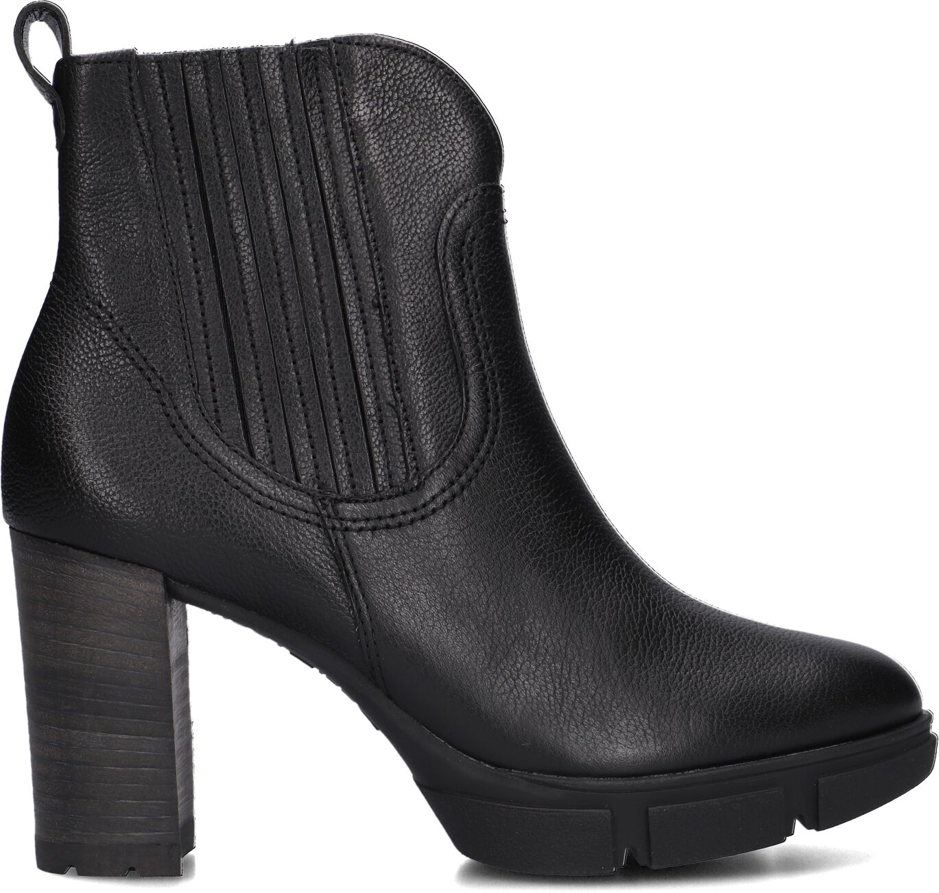 Paul Green Enkellaarsjes
Dames 9033, Maat: 37, Materiaal: Leer, Kleur: Zwart