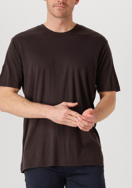 Bruine WAHTS T-shirt BERKLEY VIRGIN WOOL - large