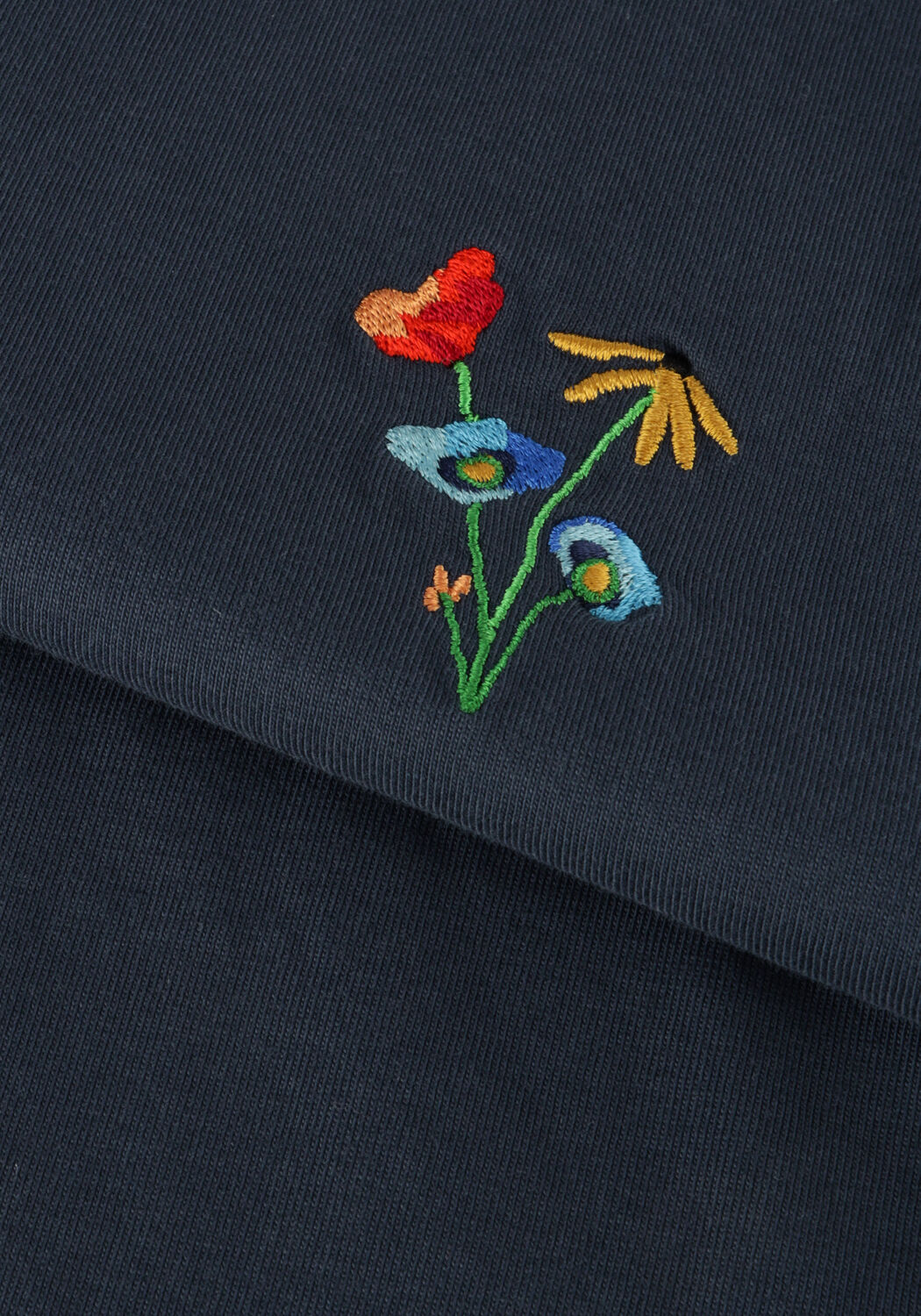 Donkerblauwe FOR&Eacute;T T-shirt ELEMENT T-SHIRT - large