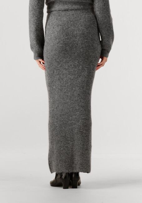 Grijze DANTE6 Maxirok SUZY KNITTED LONG SKIRT - large