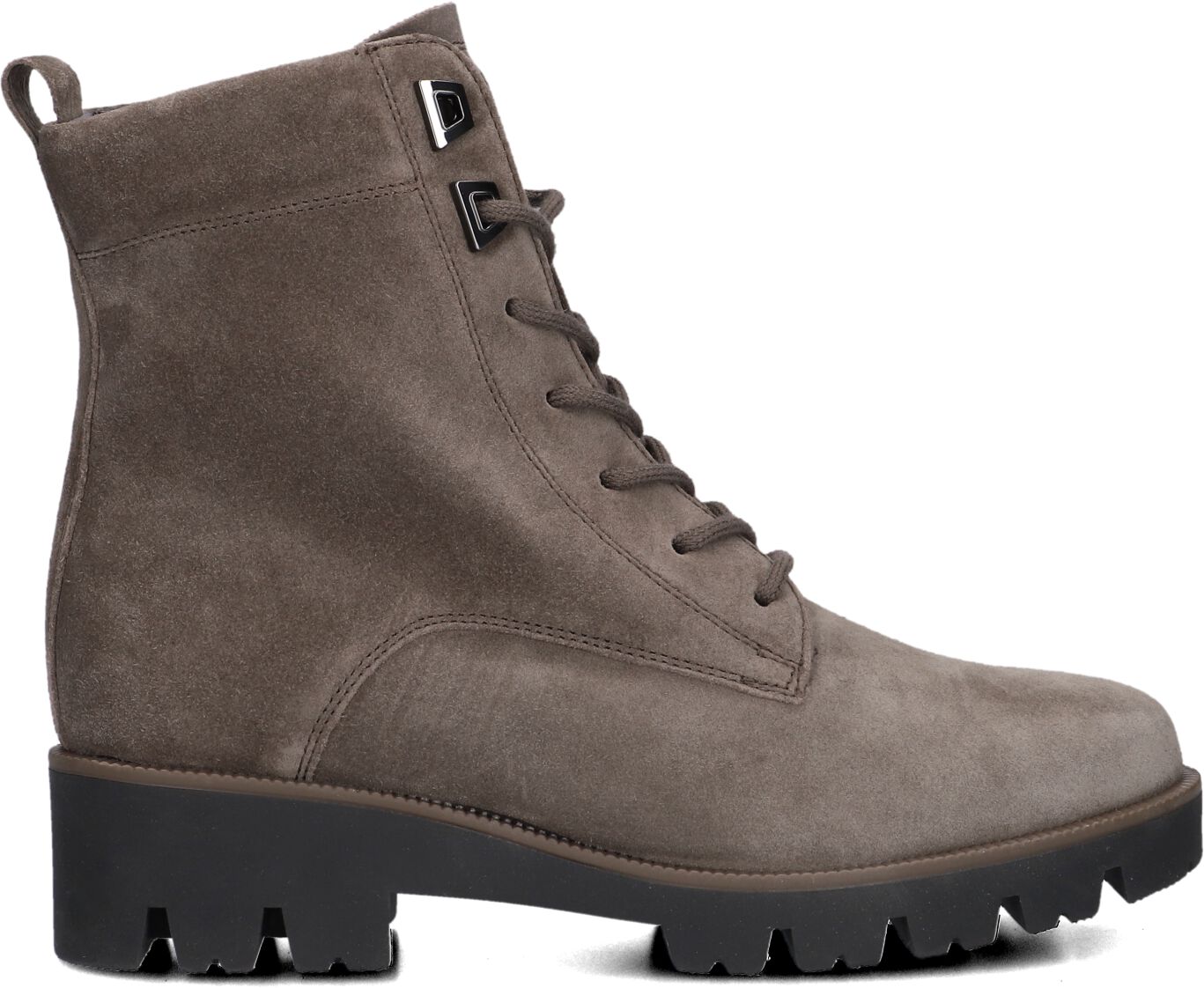 Gabor Veterboots Dames 055, Maat: 42, Materiaal: Suède, Kleur: Taupe