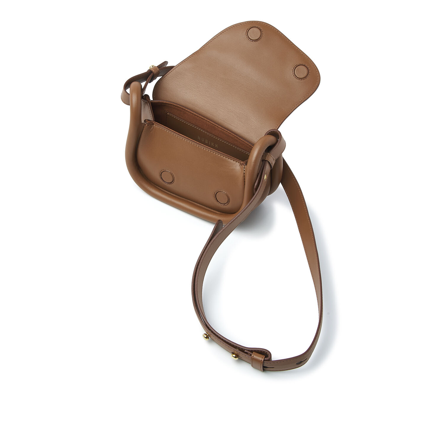 Bruine NUBIKK Handtas BOBBY BAG II - large