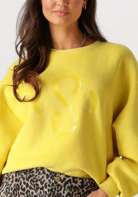 Gele SUMMUM Sweater SWEATSHIRT VINTAGE SWEAT - large