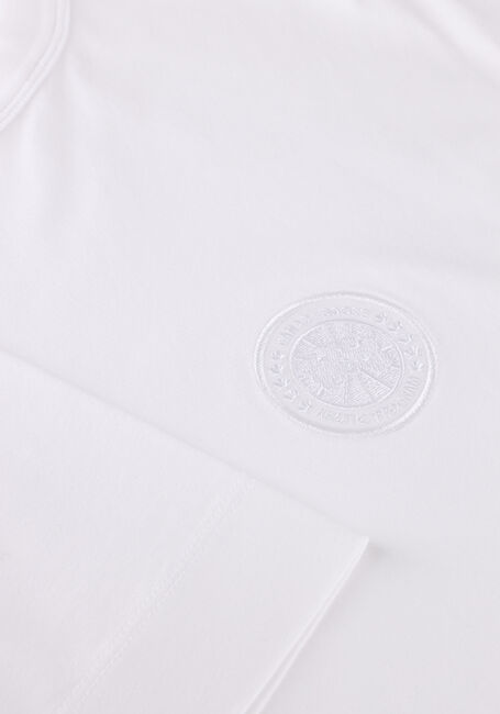 Witte CANADA GOOSE T-shirt GLADSTONE T SHIRT EMBROIDERED DISC - large