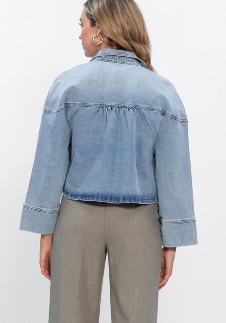 Blauwe DANTE6 Spijkerjas TALISA DENIM CAPE SHIRT - large