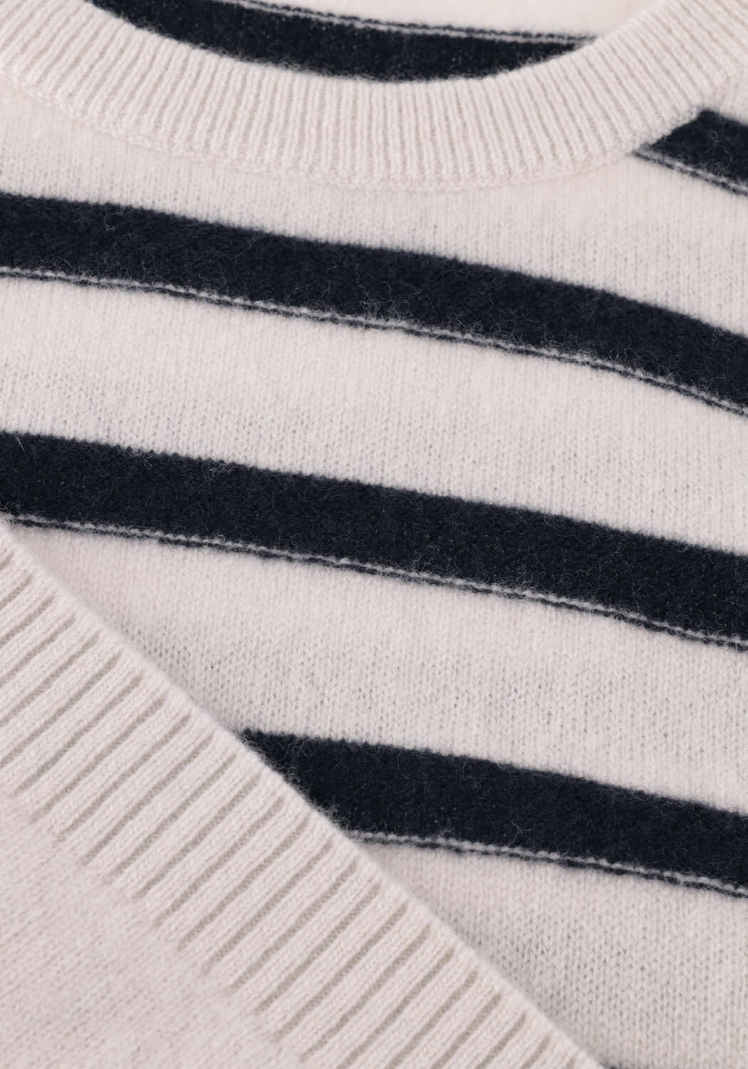 Gebroken wit LUISA CERANO Top RINGEL TOP AUS KASCHMIR-MIX - large