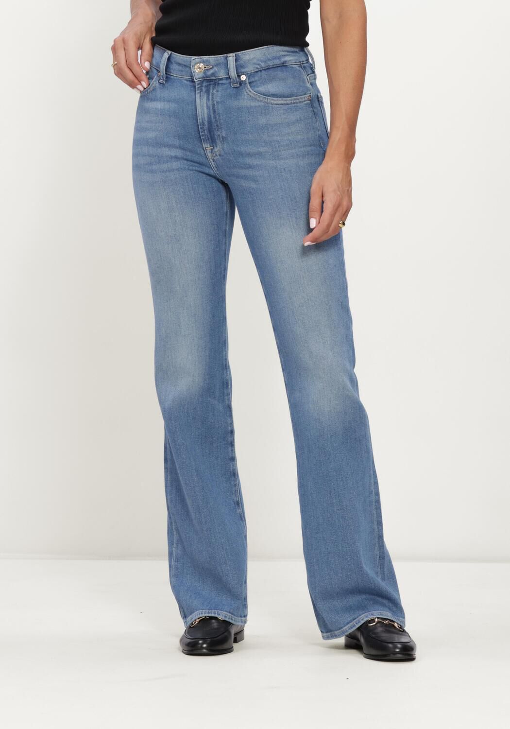 Blauwe 7 FOR ALL MANKIND Jeans THE LEGGY BOOTCUT COASTLINE - large