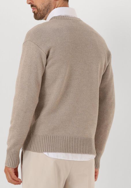 Beige GRAN SASSO Truien/vesten CREW L SLV RELAXED FIT - large