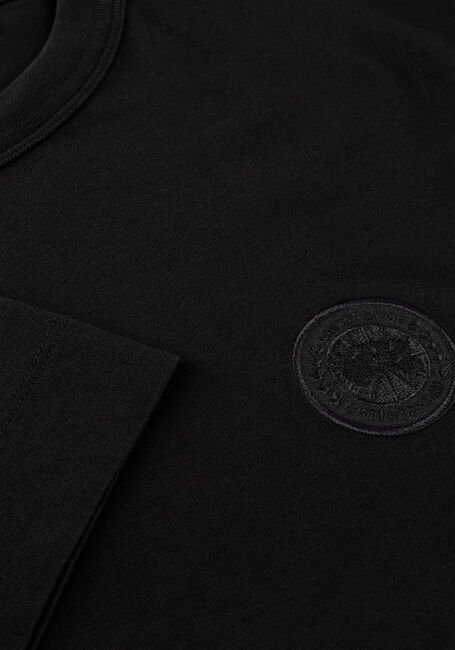 Zwarte CANADA GOOSE T-shirt GLADSTONE T SHIRT EMBROIDERED DISC - large