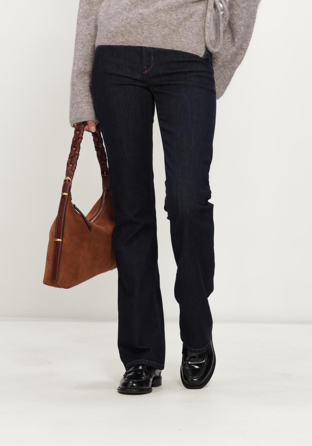 Blauwe CAMBIO Flared jeans PARIS FLARED - large