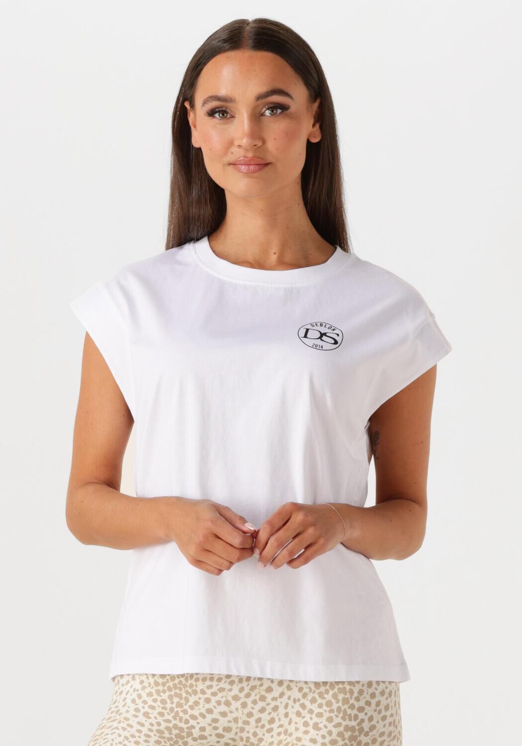 Deblon Sports Top Dames Lola, Maat: L, Kleur: Wit