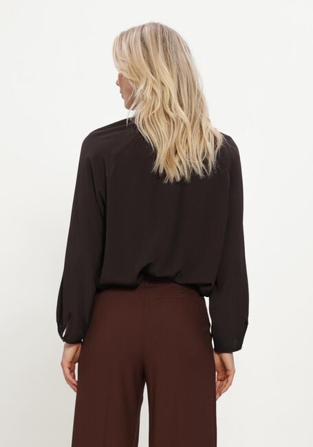 Bruine LUISA CERANO Blouses BLUSE AUS SEIDEN-MIX - large