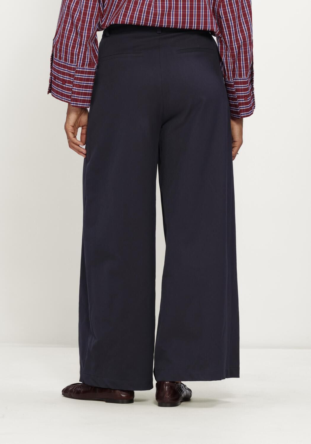 Blauwe CO'COUTURE Broeken 41147 DEMICC BARREL PANT - large